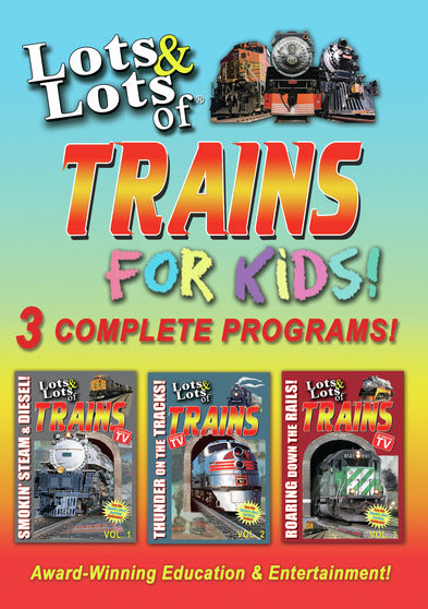 Lots & Lots of Trains For Kids -