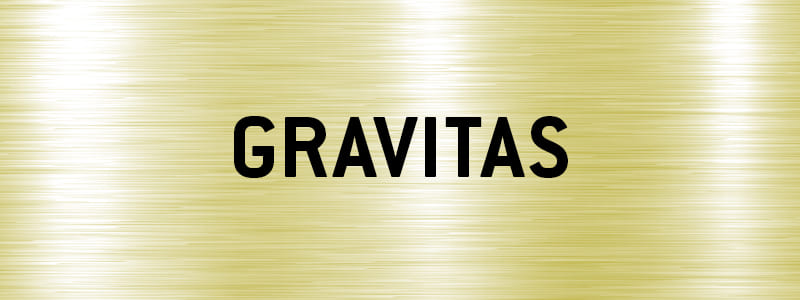 Brands->Gravitas