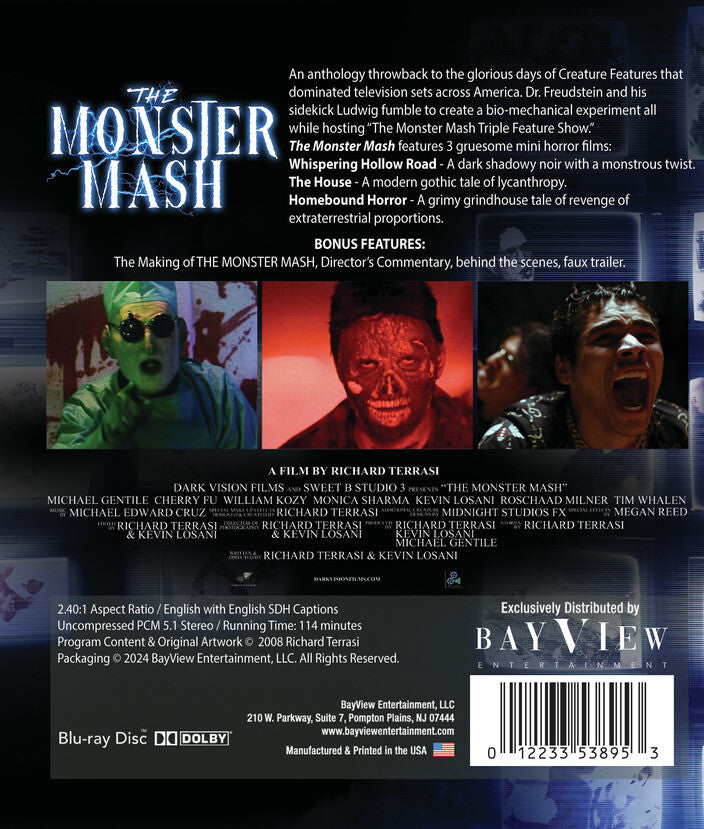 the monster mash - Back Panel - Blu-ray