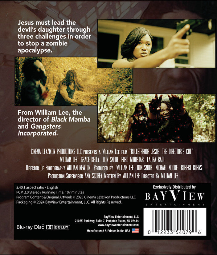 bulletproof jesus: the director's cut - Back Panel - Blu-ray
