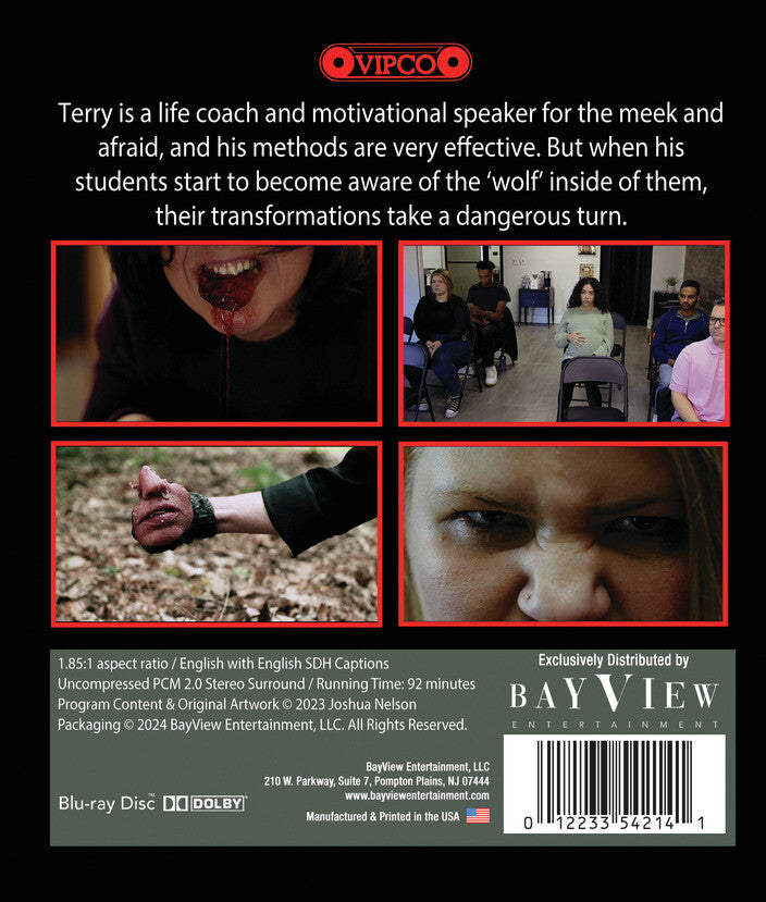 aware of the wolf - Back Panel - Blu-ray