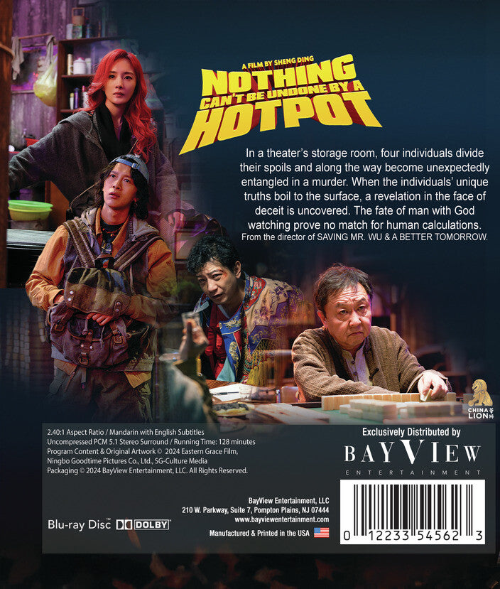 nothing can't be undone by a hotpot - Back Panel - Blu-ray