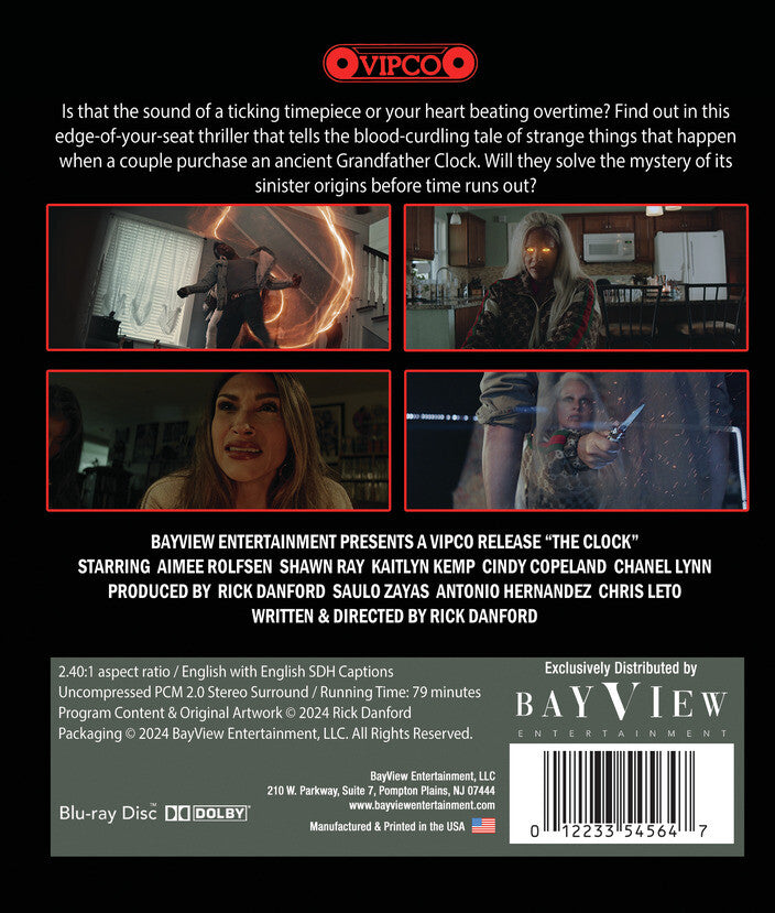 the clock - Back Panel - Blu-ray