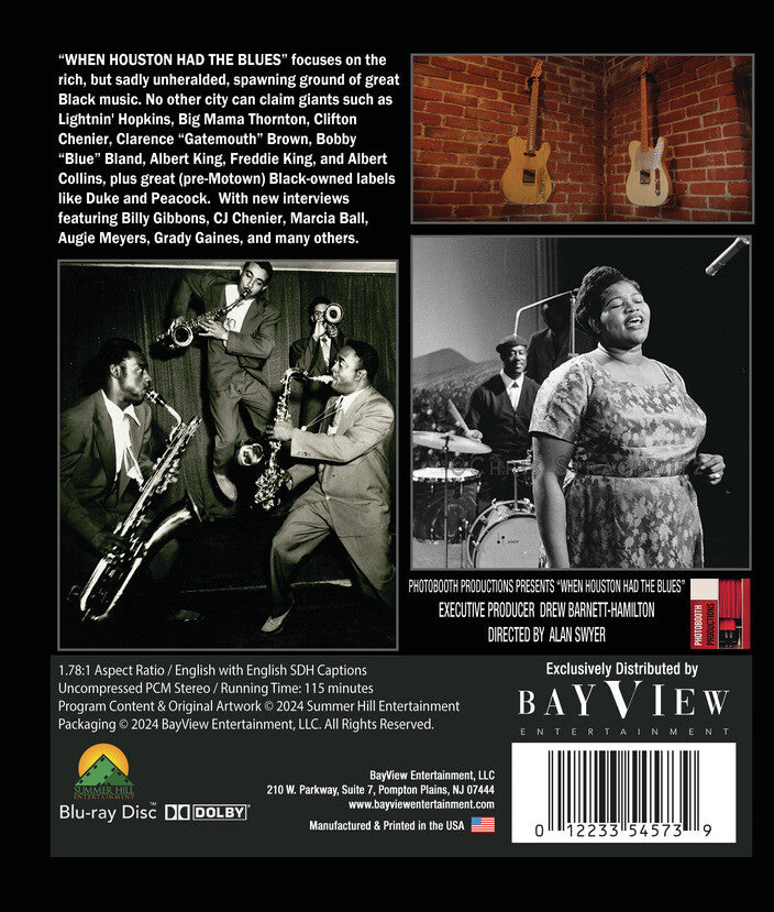 when houston had the blues - Back Panel - Blu-ray