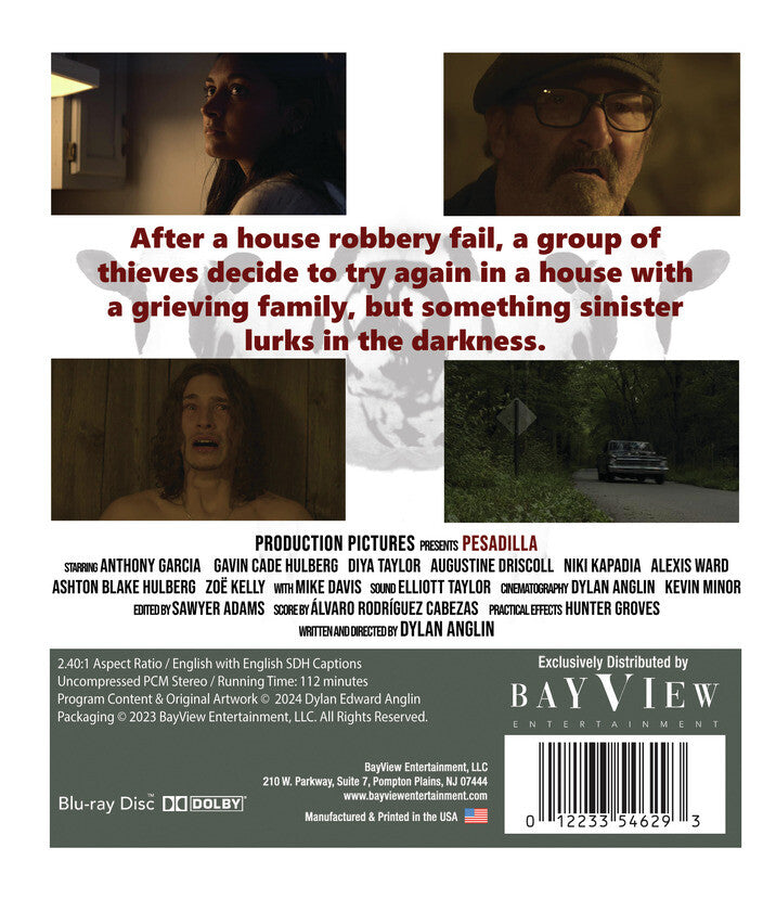 pesadilla - Back Panel - Blu-ray