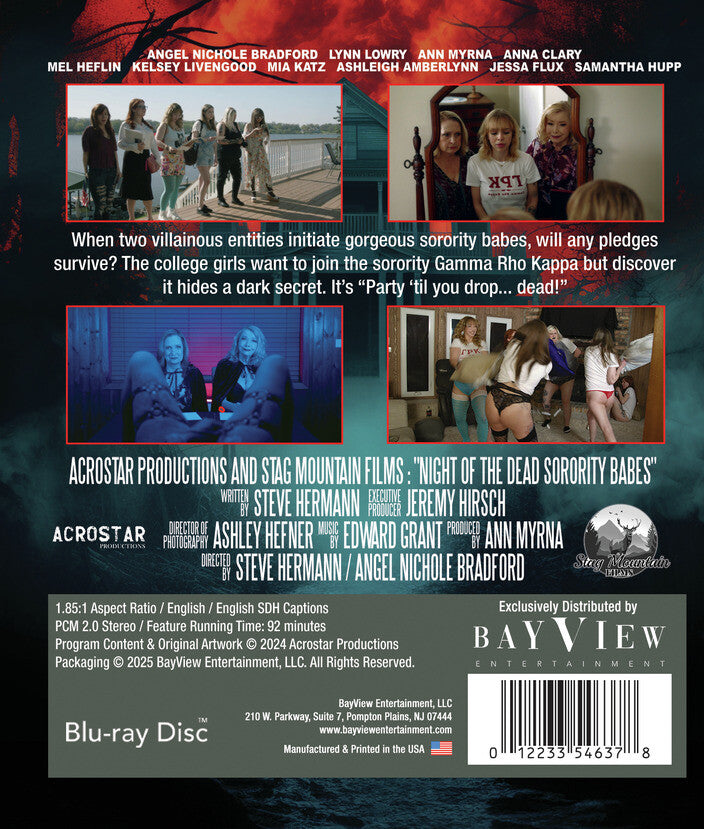 night of the dead sorority babes - Back Panel - Blu-ray