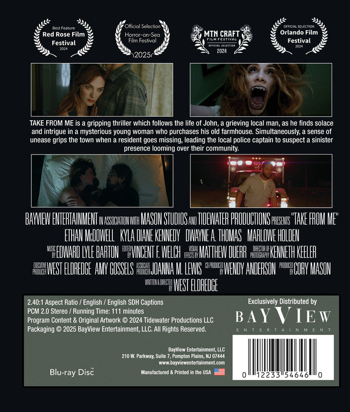take from me - Back Panel - Blu-ray