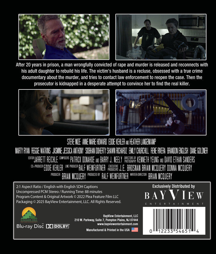 plea - Back Panel - Blu-ray