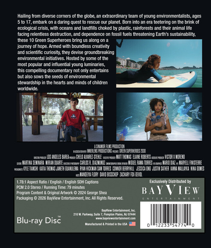 Green Superheroes 2030 [Blu-ray] - Back Panel - 