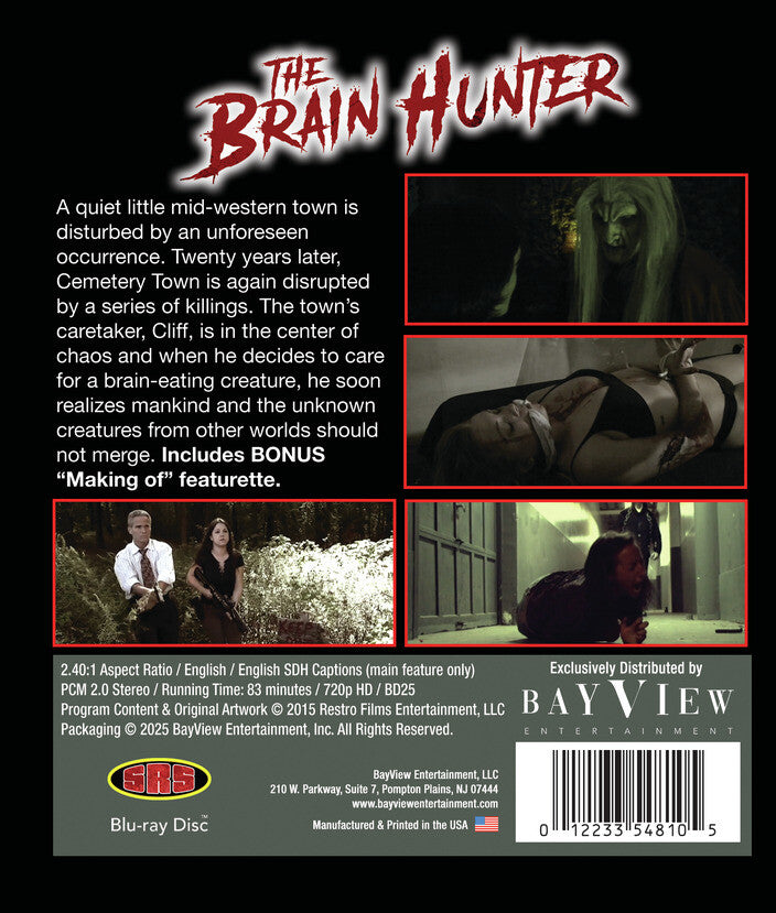 the brain hunter - Back Panel - Blu-ray