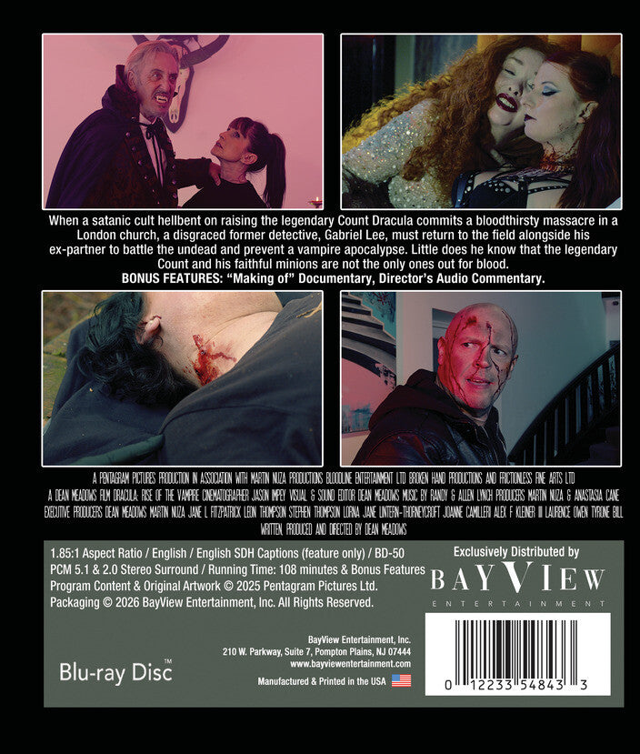 Dracula: Rise of the Vampire [Blu-ray] - Back Panel - 
