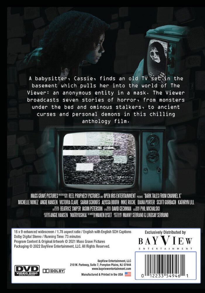 Dark Tales from Channel X - Back Panel - 