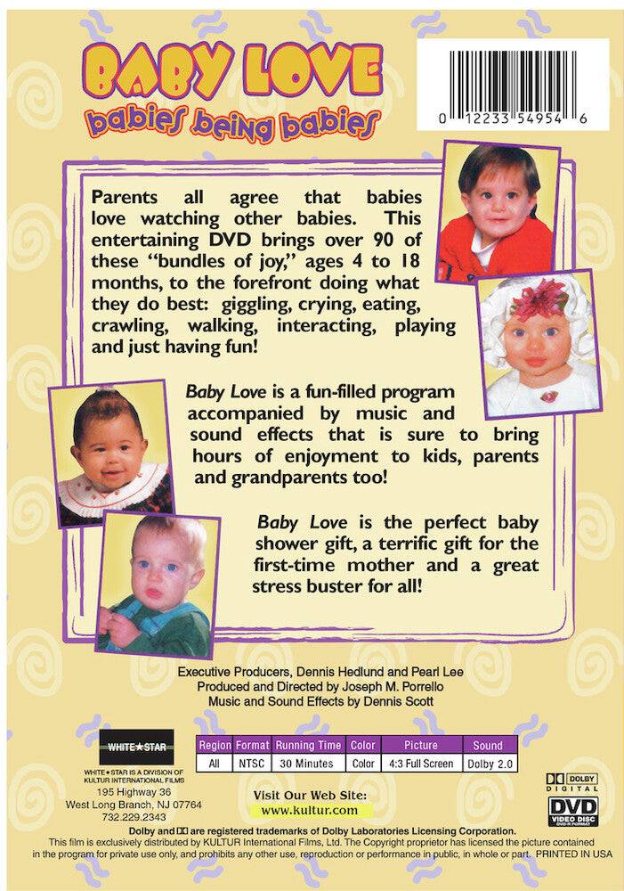 Baby Love: Babies Being Babies - Back Panel - 