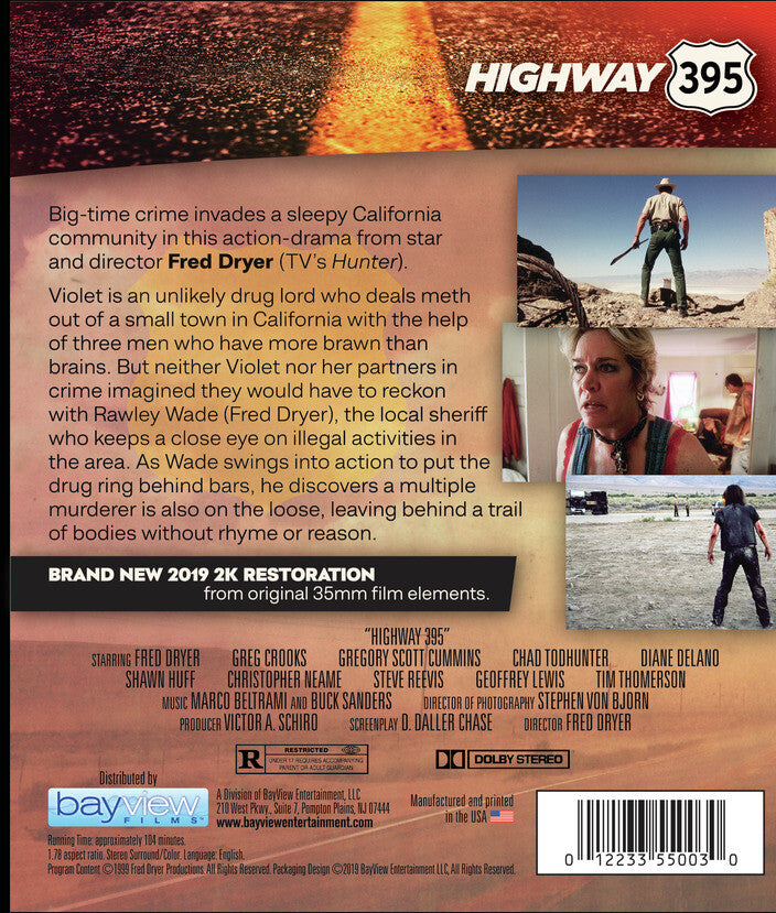 Highway 395 [Blu-ray] - Back Panel - 