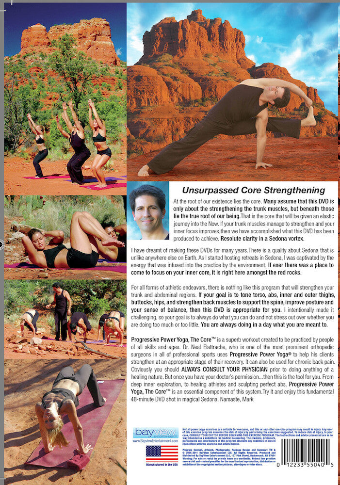 Progressive Power Yoga: Core - Back Panel - 