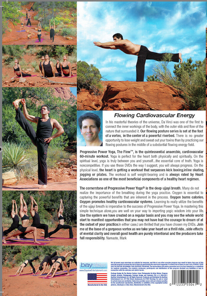 Progressive Power Yoga: Flow - Back Panel - 