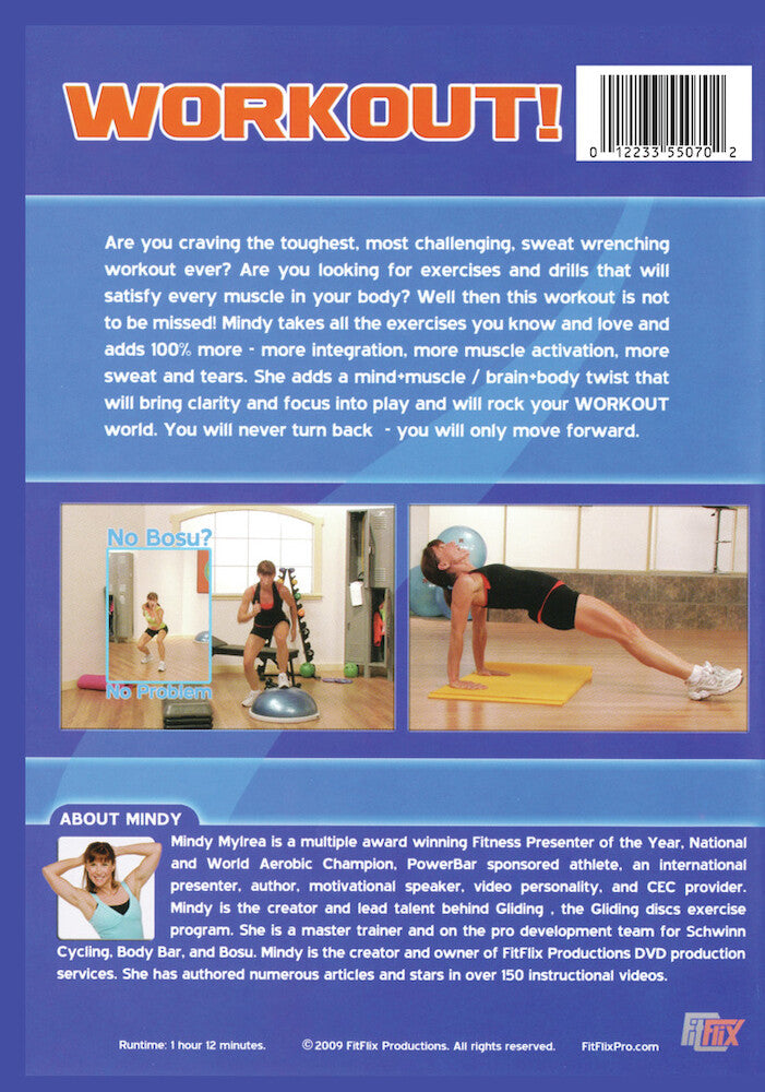 Mindy Mylrea: Workout- The Ultimate Sweatfest - Back Panel - 