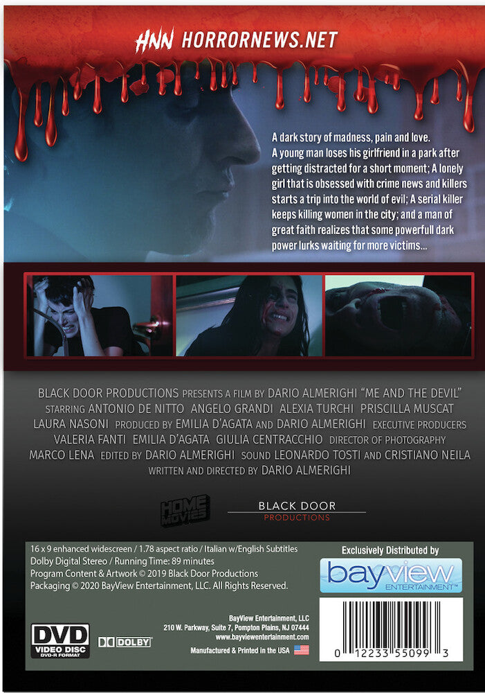 Horror Asylum Presents: Me and The Devil - Back Panel - 