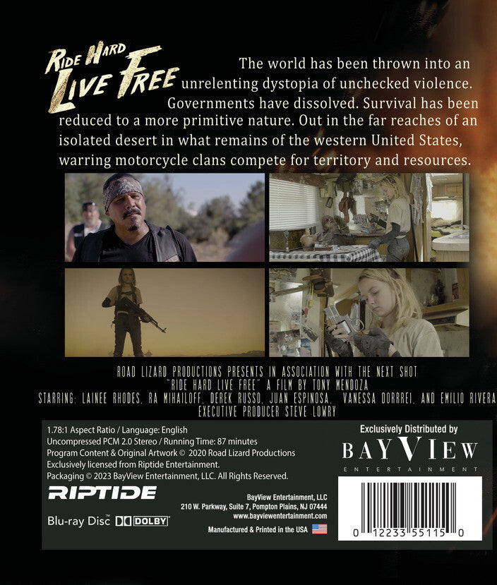 Ride Hard: Live Free [Blu-ray] - Back Panel - 