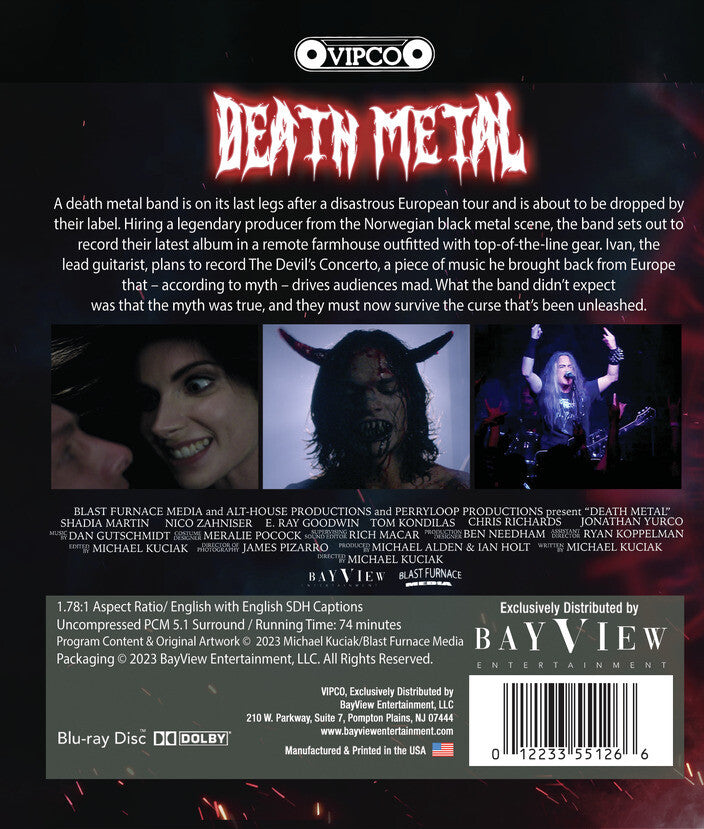 Death Metal [Blu-ray] - Back Panel - 