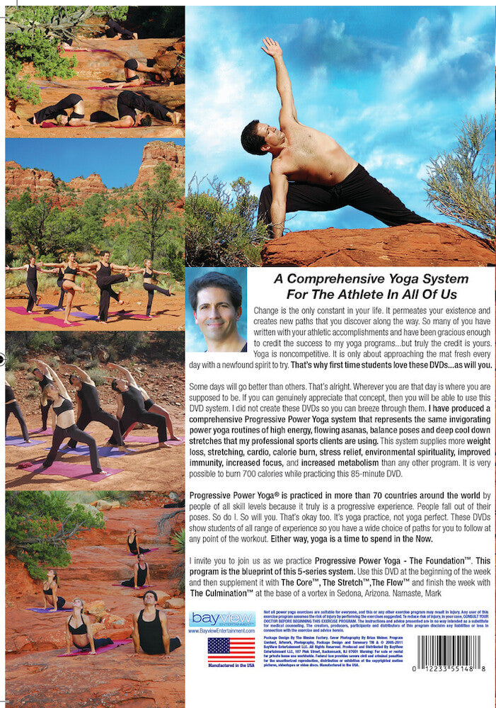 Progressive Power Yoga: Foundation - Back Panel - 