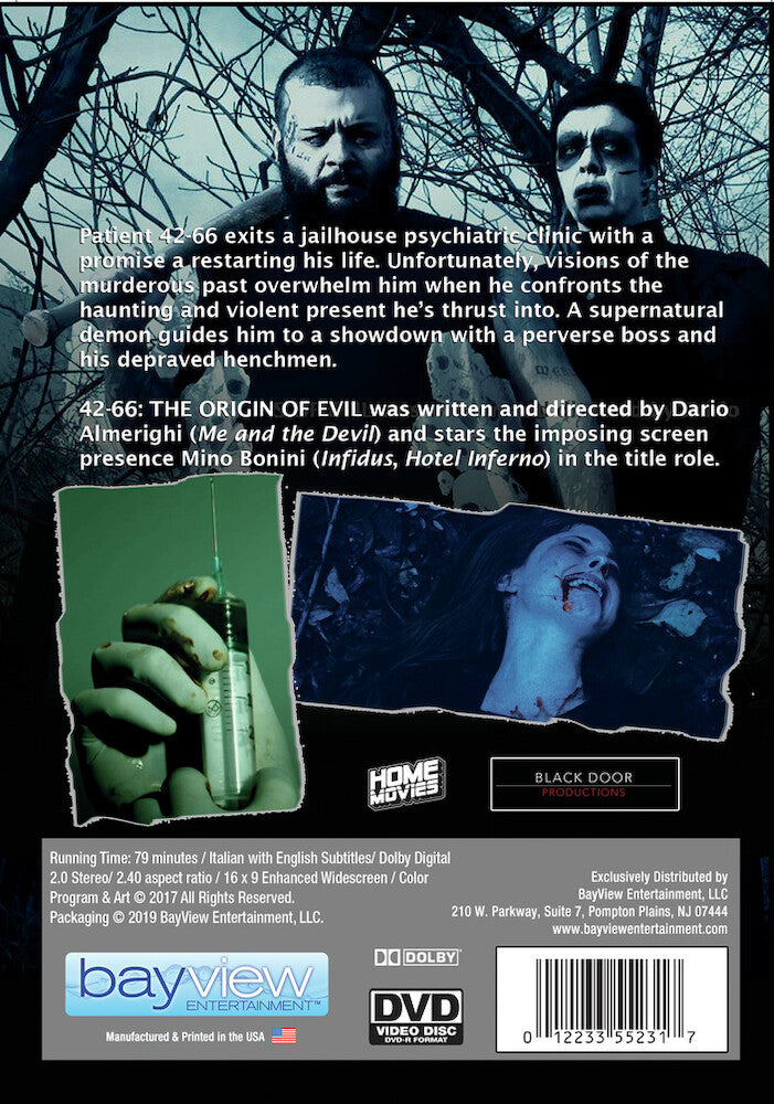 42-66: The Origin Of Evil - Back Panel - 
