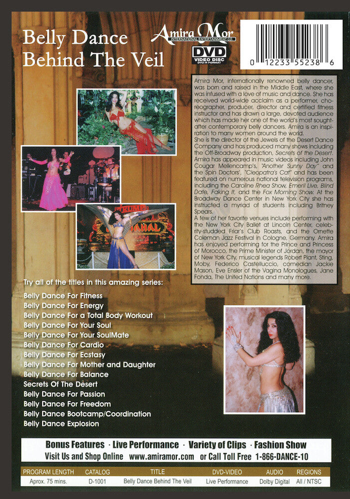 Amira Mor: Belly Dance Behind the Veil - Back Panel - 