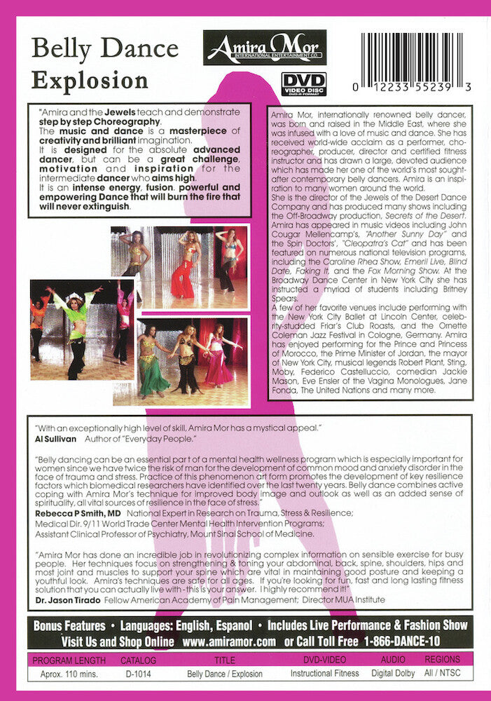 Amira Mor: Belly Dance Explosion - Back Panel - 