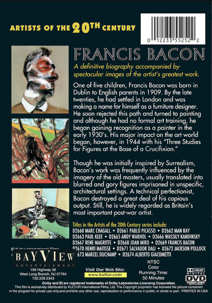 Artists Of The 20th Century: Francis Bacon - Back Panel - 