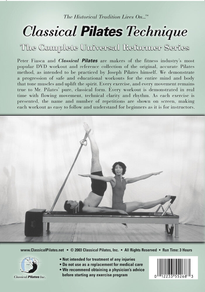 Classical Pilates: Complete Universal Reformer - Back Panel - 