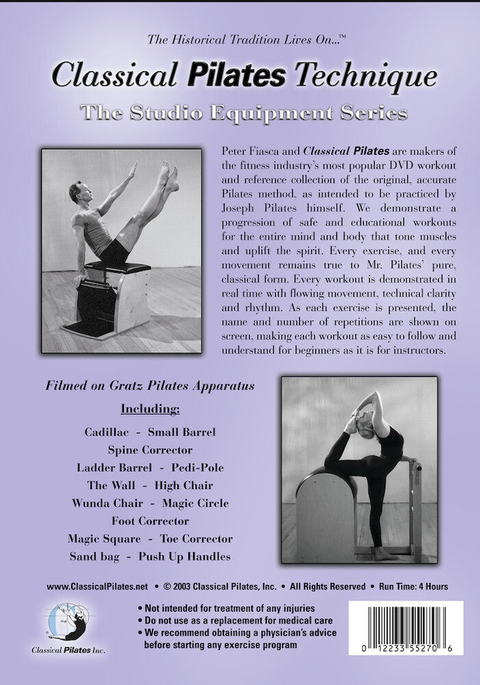 Classical Pilates: Studio Equipment Series - Back Panel - 