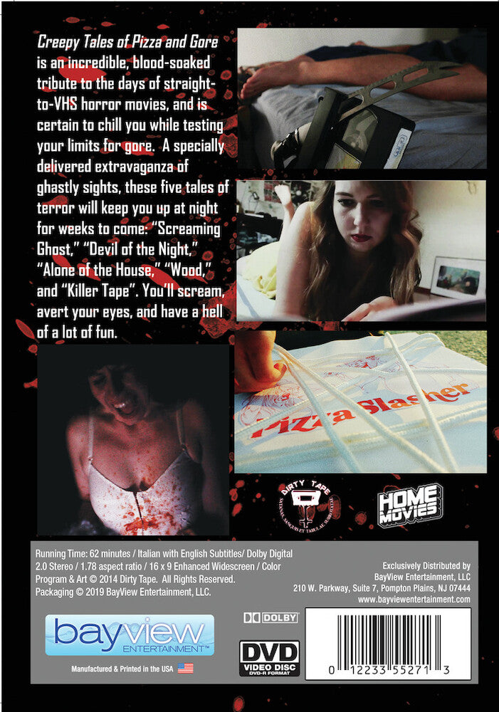 Creepy Tales of Pizza and Gore - Back Panel - 