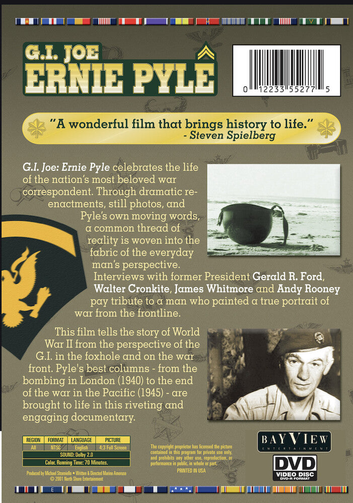 G.I. Joe: Ernie Pyle - Back Panel - 