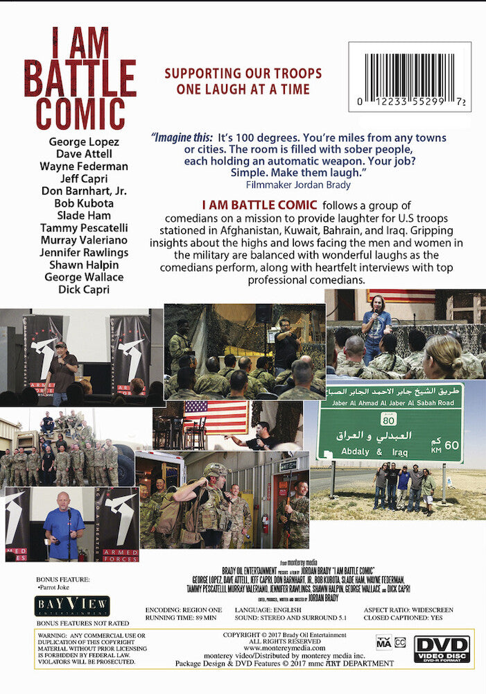 I Am Battle Comic - Back Panel - 