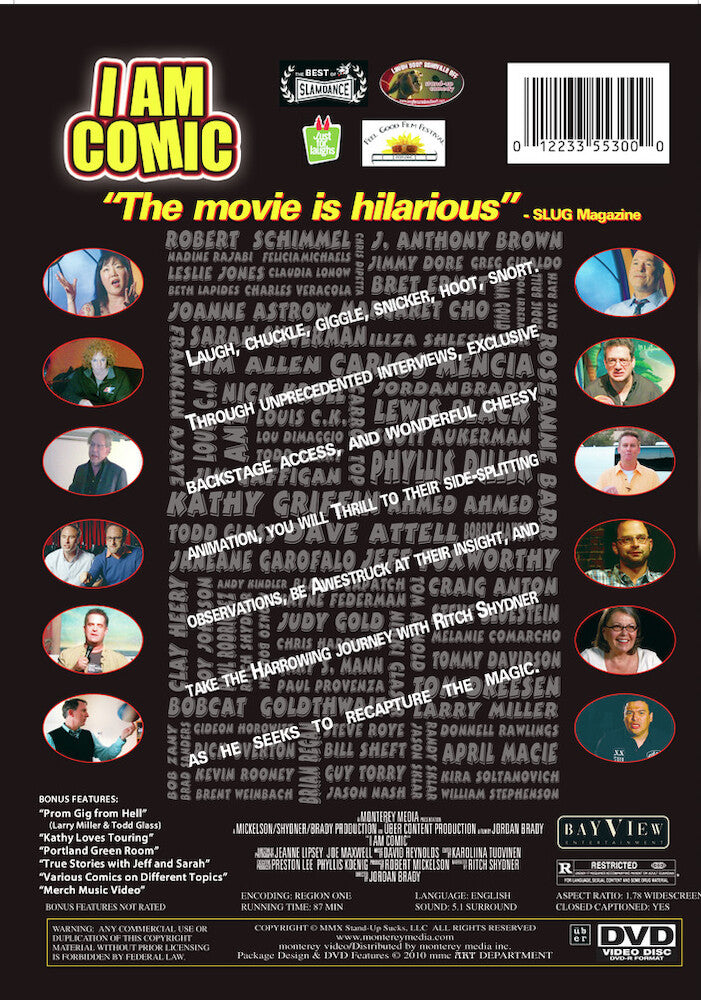 I Am Comic - Back Panel - 