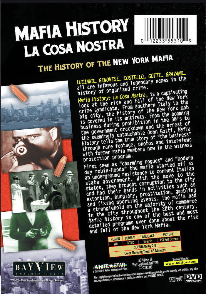 La Cosa Nostra: The History Of The New York Mafia - Back Panel - 