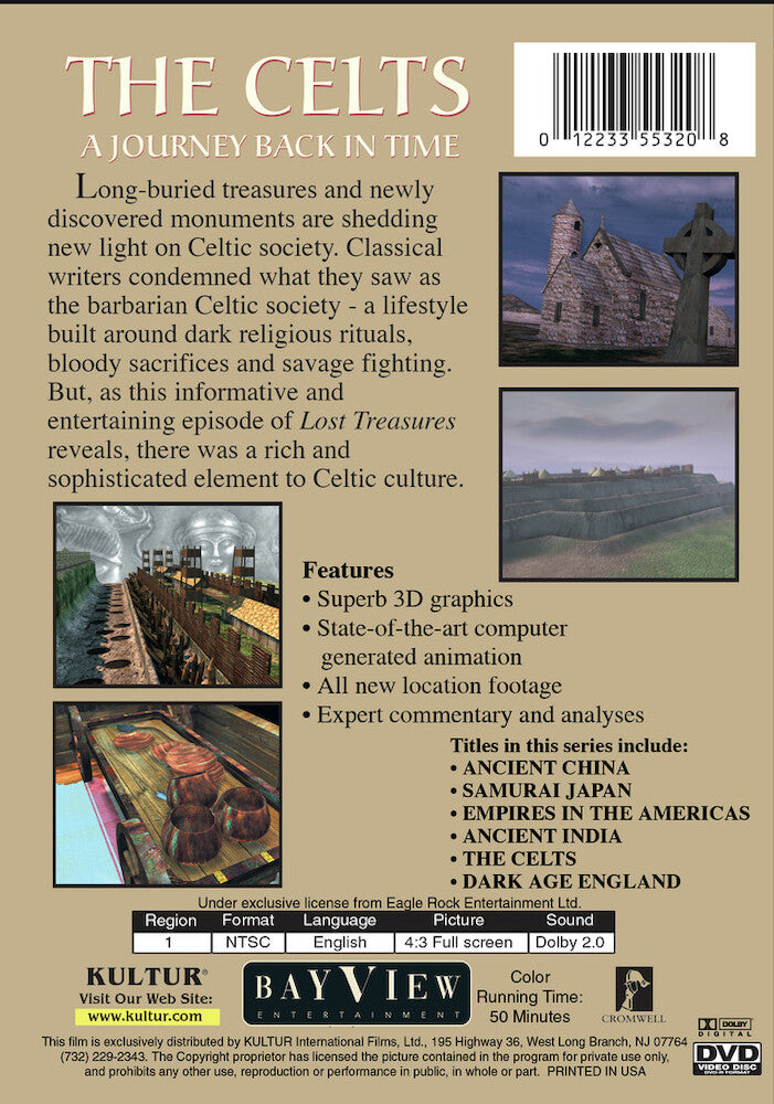 Lost Treasures of the Ancient World: The Celts - Back Panel - 