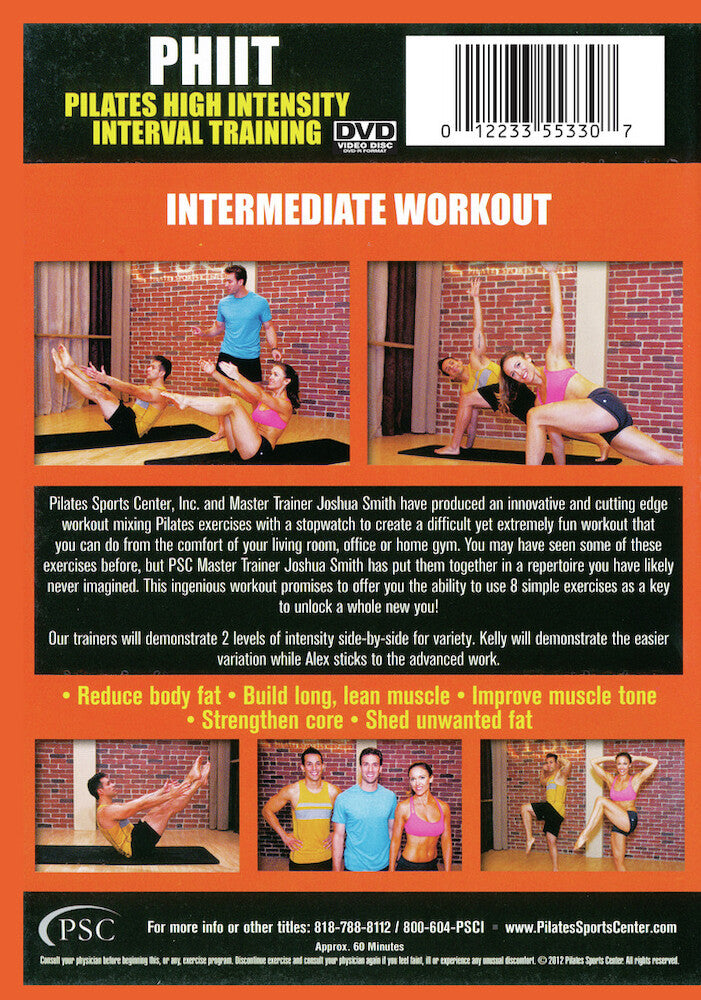 Pilates High Intensity Interval Training-PHIIT - Back Panel - 