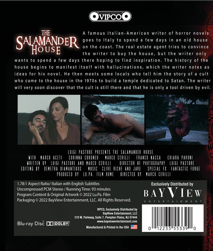 Salamander House, The [Blu-ray] - Back Panel - 