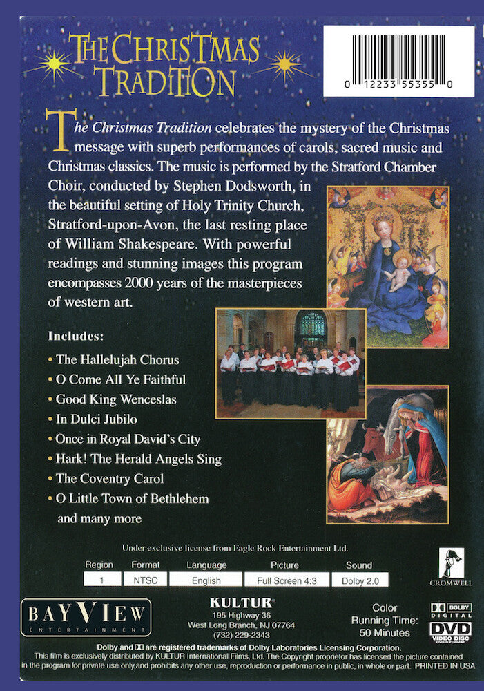 The Christmas Tradition: A Celebration Of Christmas - Back Panel - 