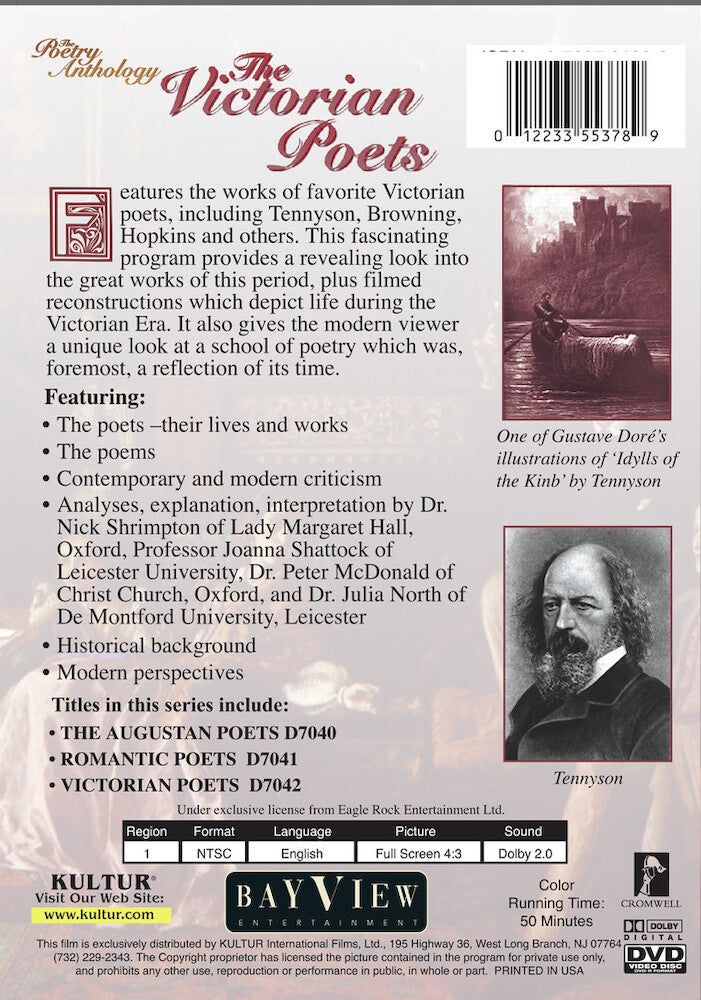 The Victorian Poets - Back Panel - 