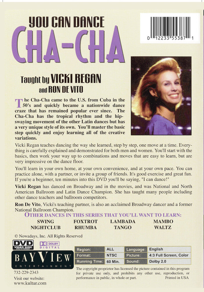 You Can Dance: Cha Cha - Back Panel - 