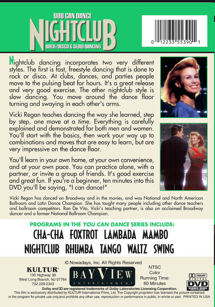 You Can Dance: Nightclub - Back Panel - 