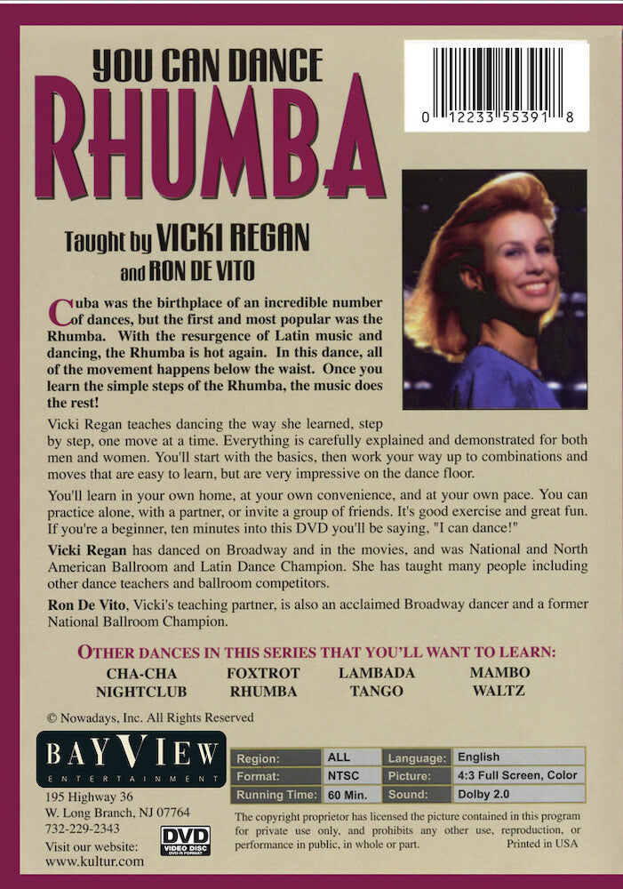 You Can Dance: Rhumba - Back Panel - 