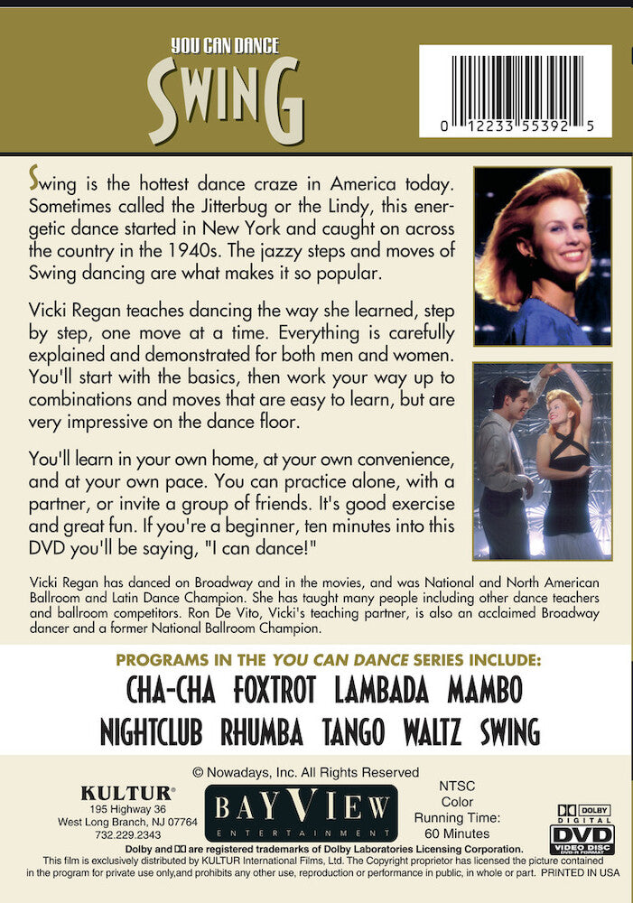 You Can Dance: Swing - Back Panel - 