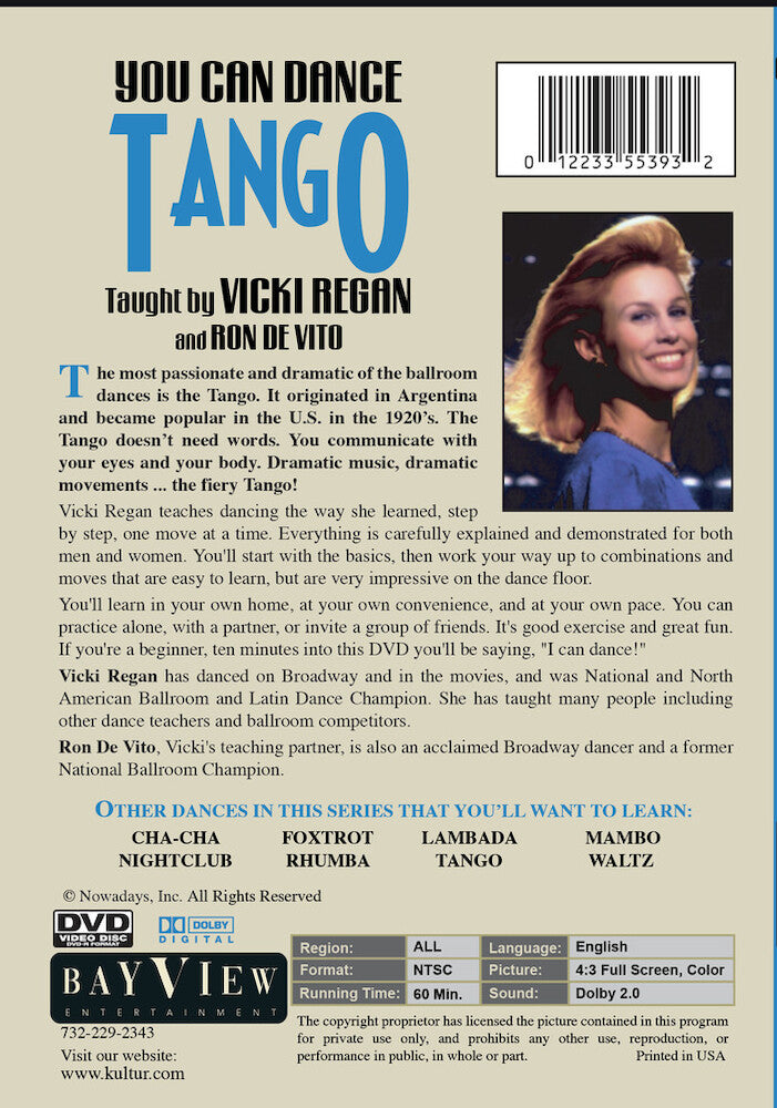 You Can Dance: Tango - Back Panel - 