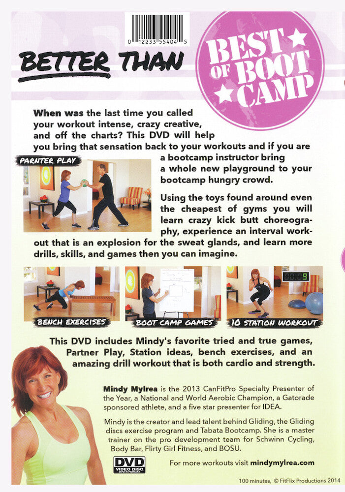 Mindy Mylrea: Better Than Best of Bootcamp - Back Panel - 
