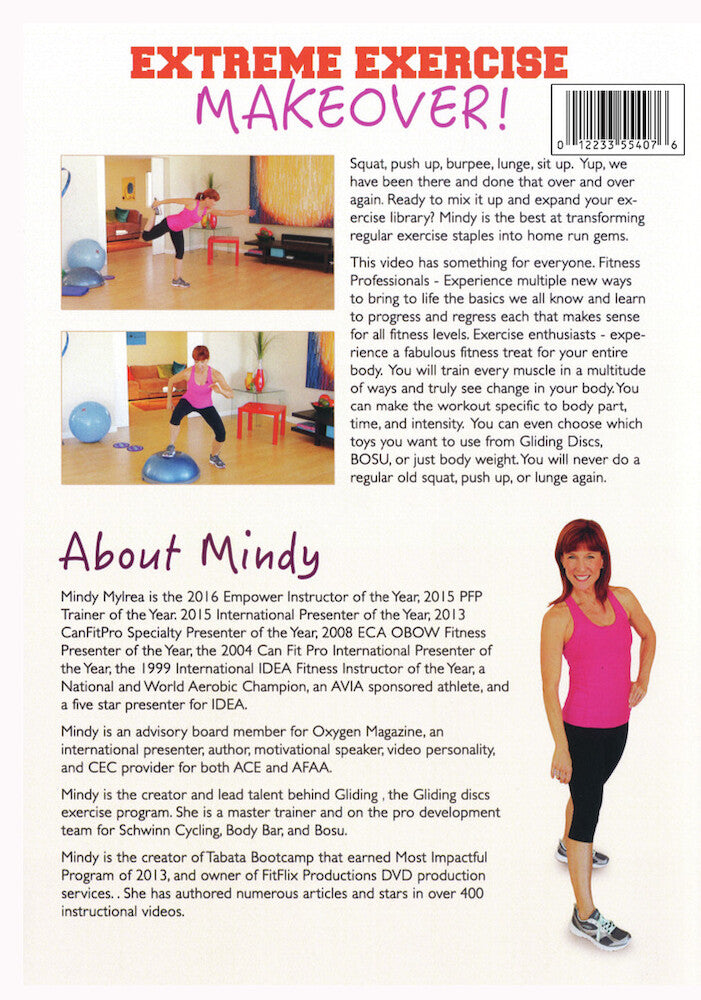 Mindy Mylrea: Extreme Exercise Makeover - Back Panel - 