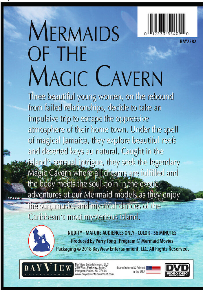 Mermaid Movies Presents: Mermaids of the Magic Cavern - Back Panel - 