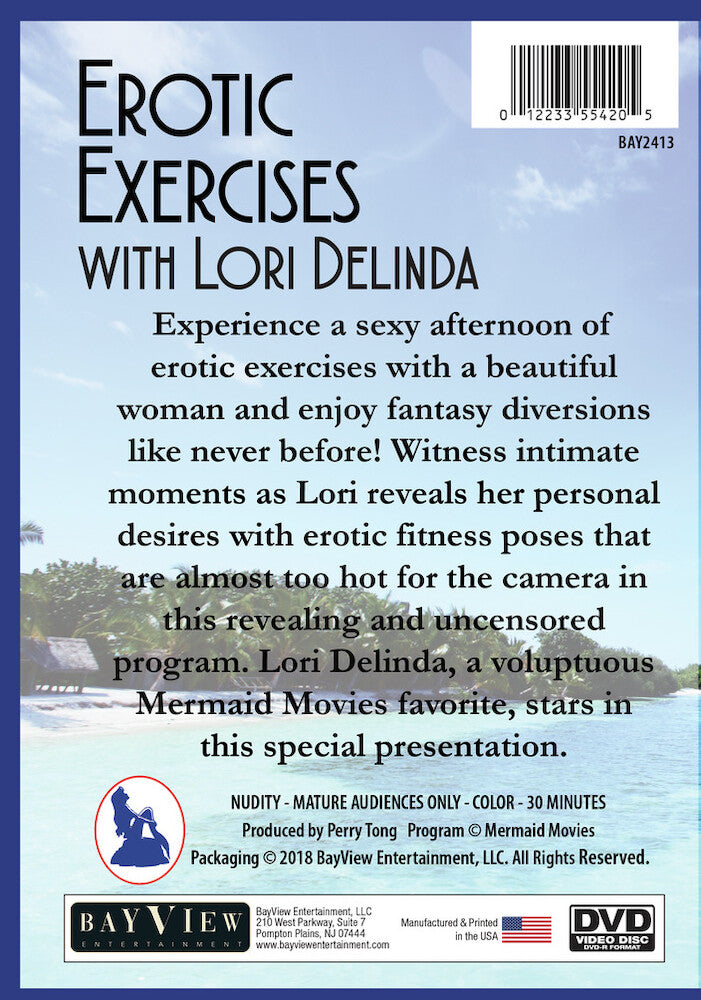 Mermaid Movies Presents: Erotic Exercises with Lori - Back Panel - 